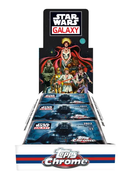 Star Wars 2022 Topps Chrome Star Wars Galaxy Hobby Box SEALED