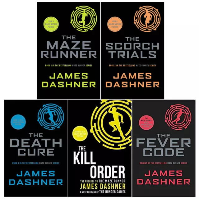 Maze Runner Series Collection 5 Books Set by James Dashner Solar System PB NEW