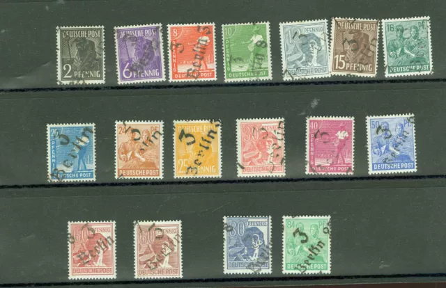 Briefmarken, All. Besetzung, Handstempelaufdrucke, Postfrisch, dabei die seltene