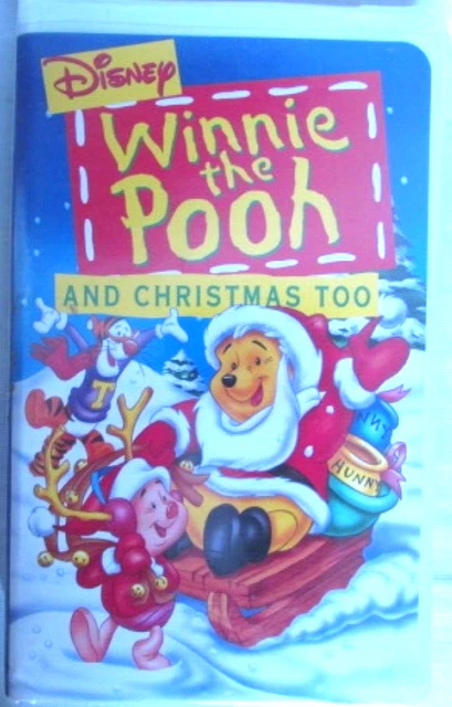 DISNEY WINNIE THE Pooh and Christmas Too VHS Video Tape £5.27 - PicClick UK