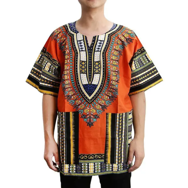 African Print Clothing Women Dress Men Shirt Cotton Dashiki