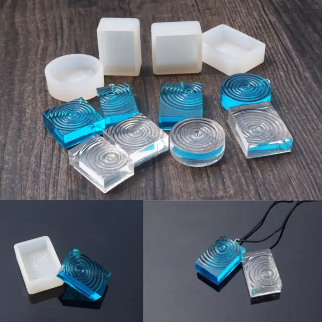 Silicone Pendant Mold Jewelry Resin Necklace   DIY Tool
