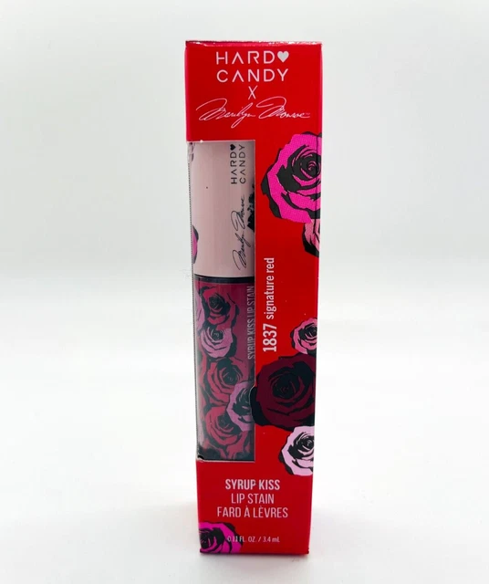 HARD CANDY X Marilyn Monroe SYRUP KISS LIP STAIN Signature Red 1837