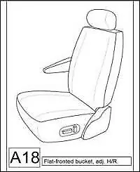 2004 Toyota Sienna Front Captain Chairs with Lumbar and Lever on Drivers Side