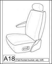 2004 Toyota Sienna Front Captain Chairs with Lumbar and Lever on Drivers Side