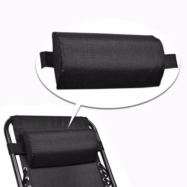 Recliner Headrest Beach Chair Pillow Outdoor Leisure Lounger Patio Picnics Chair