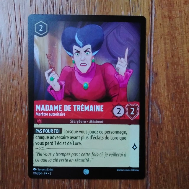 CARTE DISNEY LORCANA Chapitre 1 Super Rare Carte Genie 75/204 Francais