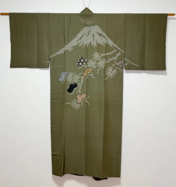 JAPANESE KIMONO SILK MENS JUBAN / 0.6kg /3 ITEMS SHIPPING $33 /COMBINE LIMIT 2kg
