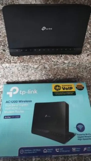 TP-Link VR1200v AC1200 Dual-Band Gigabit VSL ADSL WLAN Modem Router