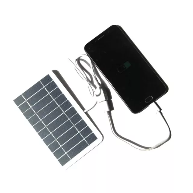 Sonnenkollektor Solarladegerät Schnelles Laden USB -Ausgabe Neu Praktisch