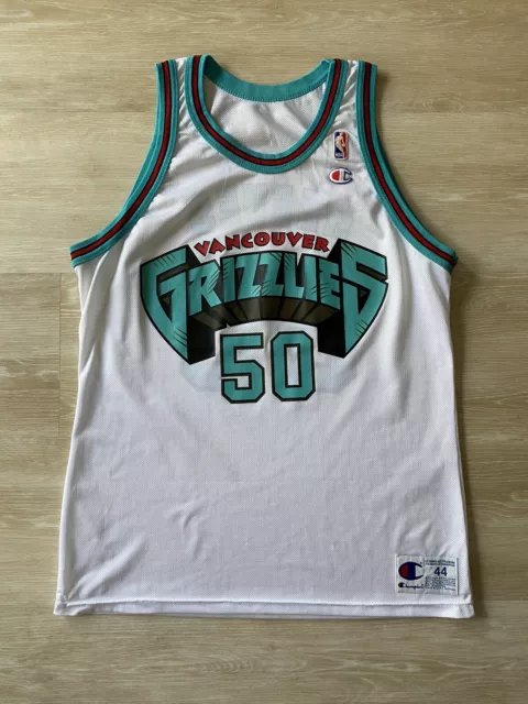 The Grizzlies From Up North . . . Just Added To The Website! Vintage  Champion Vancouver Grizzlies Bryant Reeves Jersey Size 40/Medium- In…