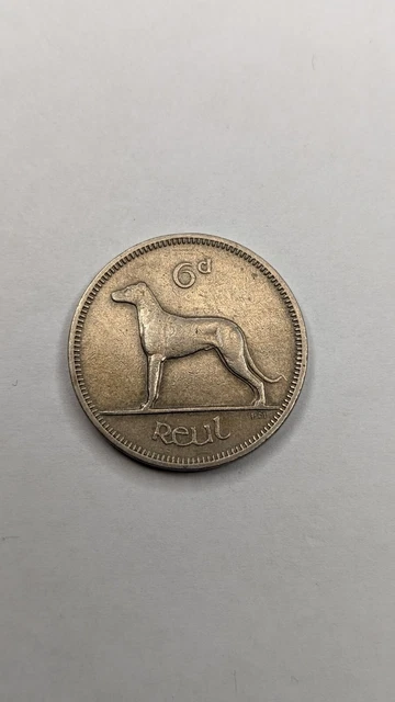 [🇮🇪Ireland] - 6 Pingin (1960) Coin