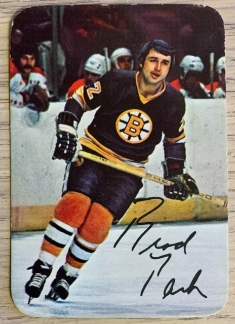 1977/78 Topps Hockey - #13 of 22 Glossy Insert - Brad Park - Boston Bruins