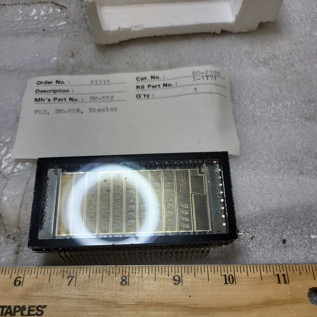 Futaba dm-55z Display Board cat no 60-2192
