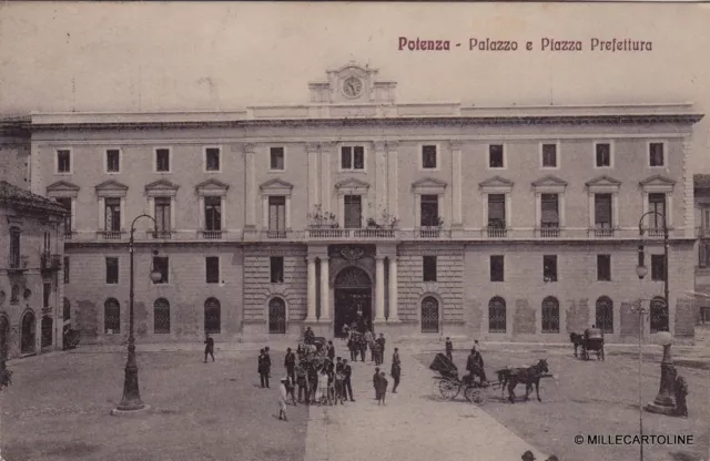 # Potenza: Palazzo E Piazza Prefettura - 1914