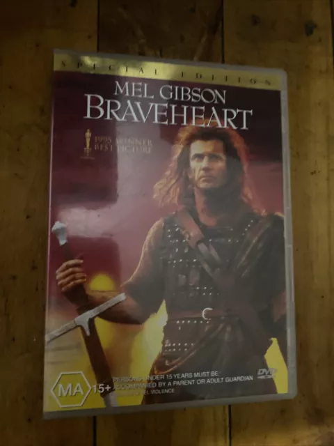 Braveheart (Special Edition) DVD REGION 4 VGC Mel Gibson