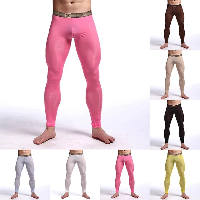 Pantaloni da ginnastica uomo compressione base strato leggings allenamento pantaloni da corsa