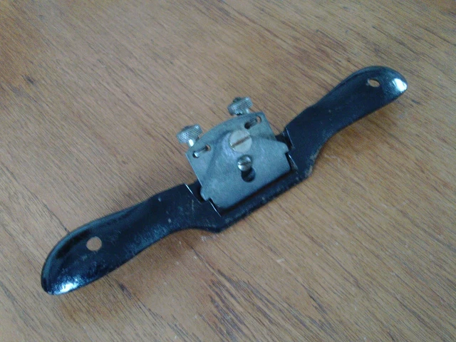 VINTAGE STANLEY No151 FLAT BOTTOM SPOKESHAVE MADE IN ENGLAND BLACK