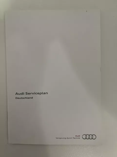 Audi Serviceplan Serviceheft Scheckheft A1,A3,A4,A5,A6,A7,A8,TT,Q3,Q5,Q7,R8