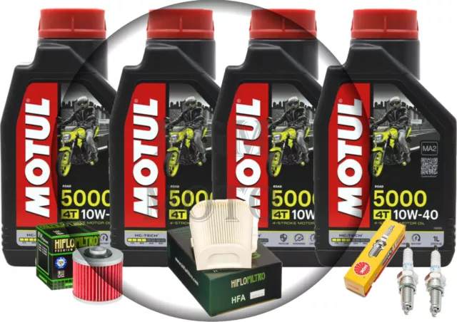 Mgm Kit Tagliando Yamaha Xv Virago 1000 1100 Olio Motul  Filtro Olio Aria Candel