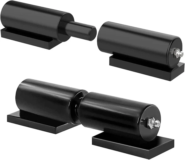 HEAVY DUTY BARREL Gate Hinge Weld on Trailer Gates Hinges Black 5 Inch