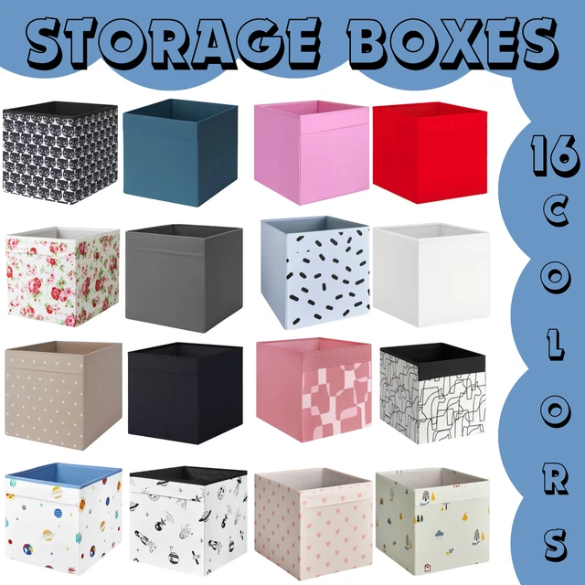 IKEA DRONA COLLAPSIBLE Storage Box Magazine Kallax Shelf Toy Box Unit