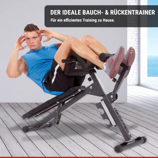 HAMMER Bauch & Rückentrainer Ab&Back Trainer, Multifunktionsgerät 3