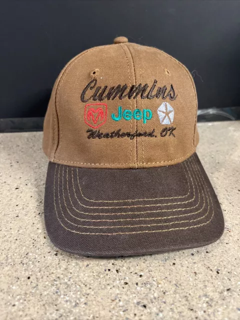 Cummins Dodge Jeep  Chrysler Baseball Cap Adjustable Hat Weatherford Oklahoma