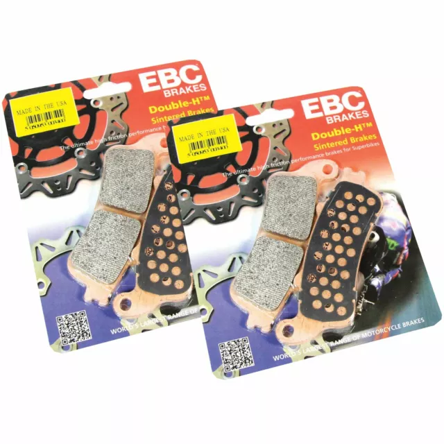 EBC HH Sintered Full Front Brake Pad(s) Set For Kawasaki ZX6R A1P (2002) FA188HH