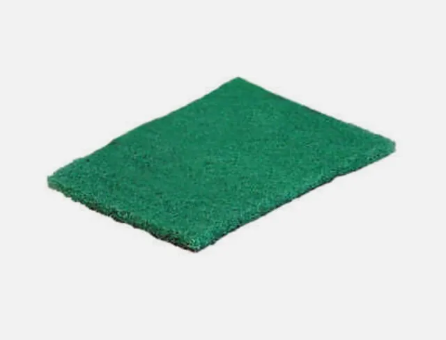 TOUGH GUY 2NTH1 Scrubber pads ,9"L,6"W,Poly,Green,PK15
