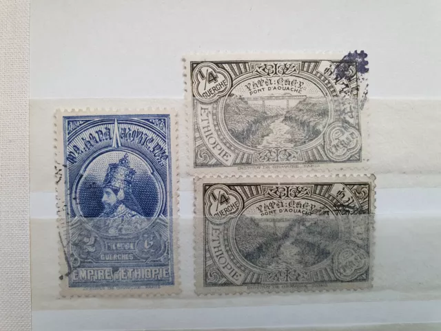 Briefmarken Ethiopien Ätiopien Empire Etiopie