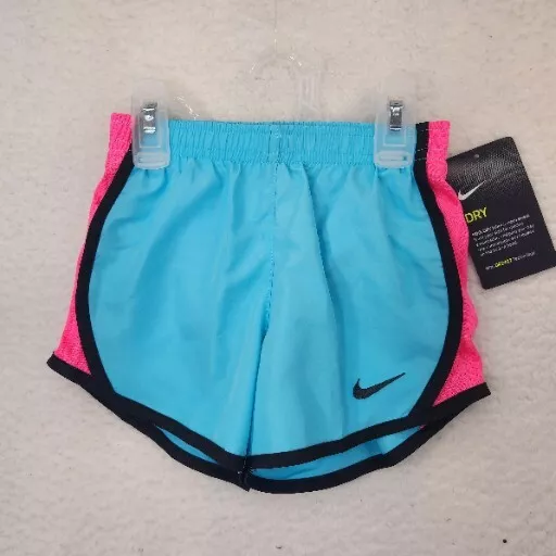 Girls Youth Nike Dri Fit Tempo Athletic Shorts Gamma Blue Size 4 NWT