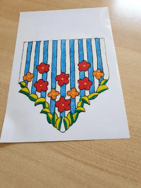 Window Color Fensterbild  Blumen