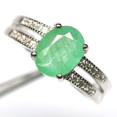 Vert Chrysoprase & Déguisement Clr Zircone Boucles 925 Argent CLR Naturel 9 Mm 