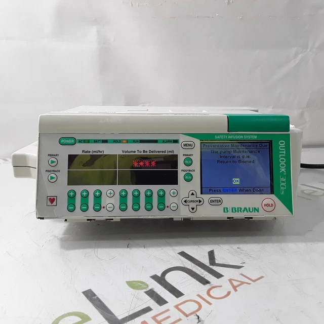 B. Braun Medical Inc. Outlook 300ES Infusion Pump