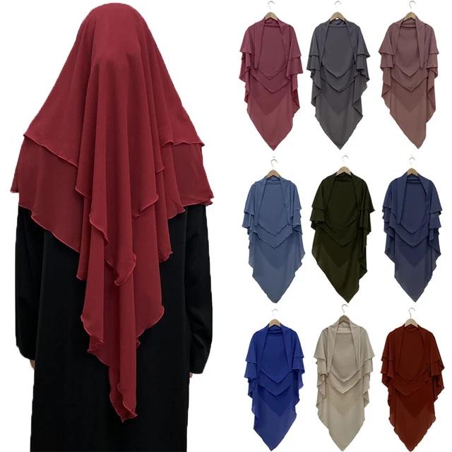 Sciarpa Preghiera Donne Musulmane Khimar Amira Ramadan Niqab Nikab Burqa Scialle Involucro Arabo