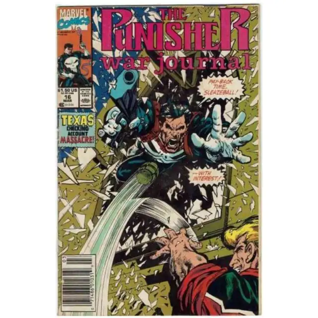 Punisher War Journal (1988 series) #16 Newsstand in NM minus. Marvel comics [o