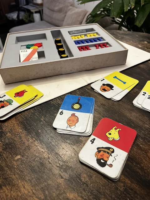 Jeu Tintin Et Milou Dans Le Monde - Jeux Noël Montbrison - Édition Vintage