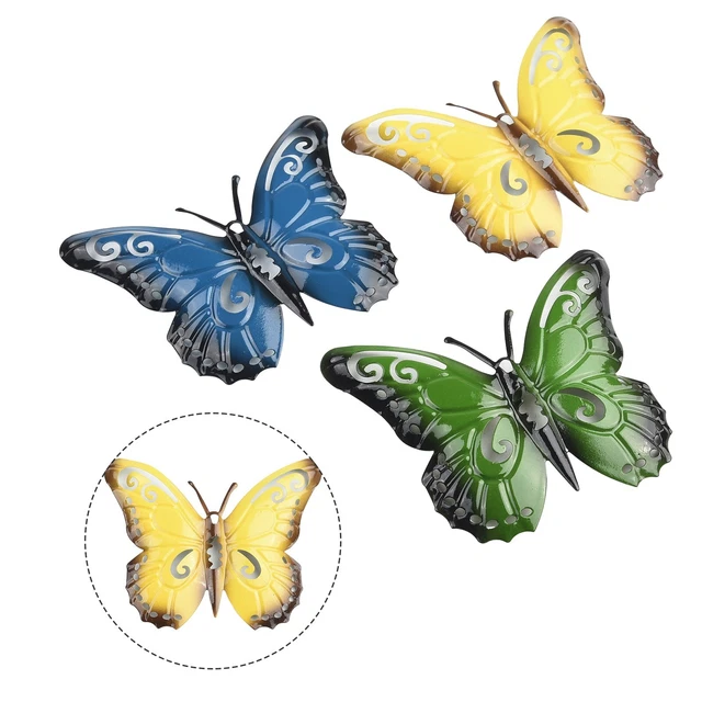 Butterfly Wall Decor Decorative Crafts Wrought Iron Decorate Decoration
