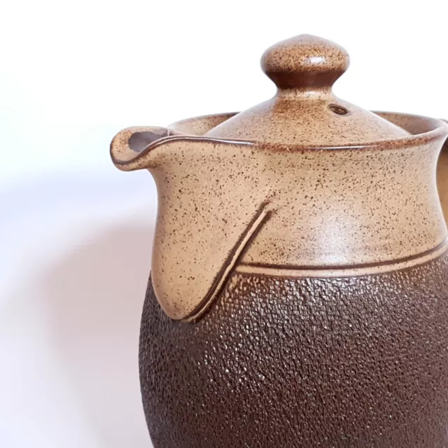 Denby Cotswold Coffee Pot / Tea / Water Brown Stoneware Vintage 1973