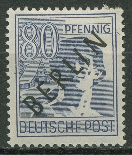 Berlin 1948 Schwarzaufdruck 15 mit Falz