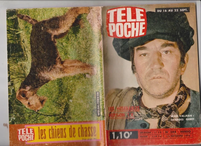Tele Poche 1972  N° 344  Complet  Les Miserables