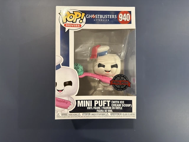 Funko Pop! Ghostbusters Mini Puft With Ice Cream Scoop *Look at Photos* #809