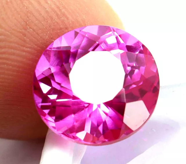 5.10 Ct Natural Certified Pink Mogok Ruby Round Cut Stunning Loose Gemstone