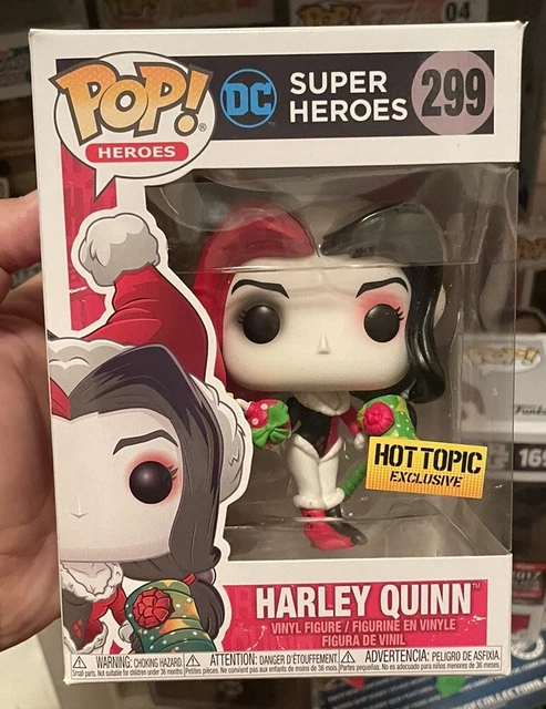 Funko Pop! DC Super Heroes #299 Harley Quinn Christmas Holiday Hot Topic