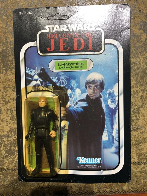 Vintage Star Wars Luke Skywalker Jedi Knight Outfit Carded Figure (Kenner) RARE