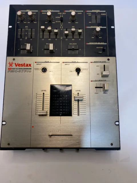 Vestax PMC-07 Pro DJ Mixer Professional Mixing Controller