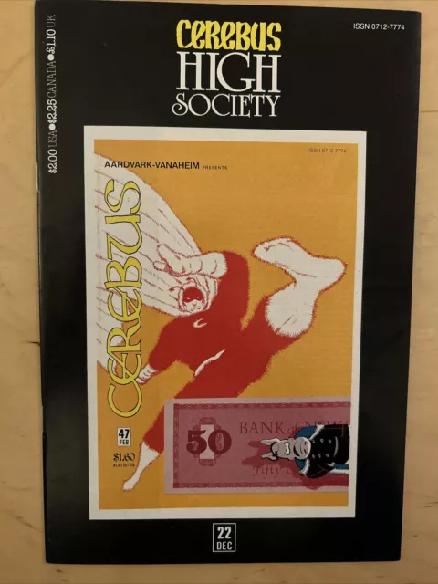 Cerebus: High Society #22, Aardvark-Vanaheim Comics, 1990, NM