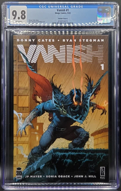 Vanish 1 CGC 9.8 Image Comics, 9/22. 1:25 Incentive Greg Capullo Variant Cover E