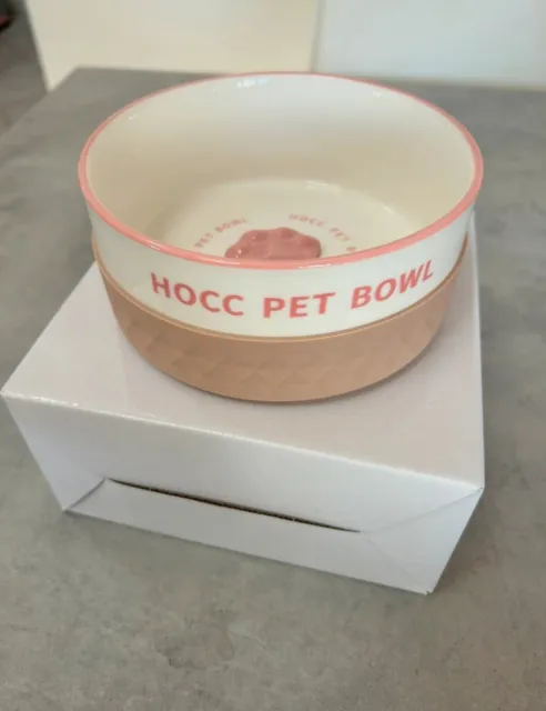 Ciotola in Ceramica per Cani e Gatti 15cm Con Gomma Antiscivolo